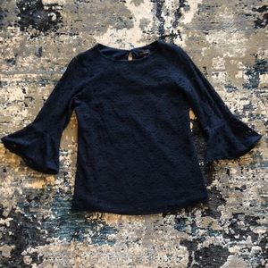 The Limited Small Blue Lace Top